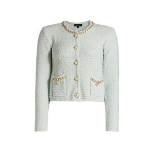 NEW Generation Love - Sizes S, L Women's Kelly Chain Cardigan, Opal Melange